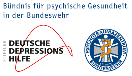 Logokombination Stiftung Deutsche Depressionshilfe / Bundeswehr